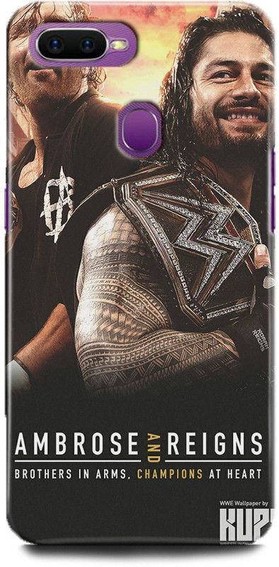 INTELLIZE Back Cover for Oppo A7/CPH1901 Roman Reigns,Shield, Seth ,Printed  (Multicolor, Shock Proof, Pack of: 1)