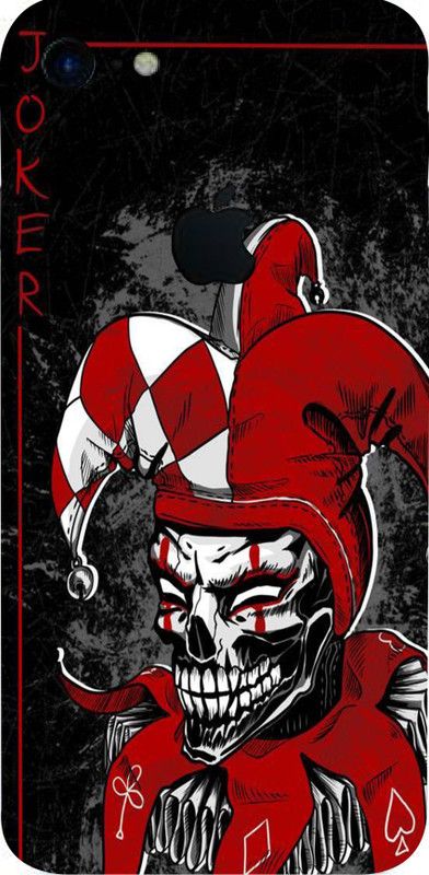 Mclaxa Skull Joker Mobile Back Skin, Skull Joker, Apple iPhone 7 Mobile Skin  (Skull Joker Skin With Super Matte Finish)