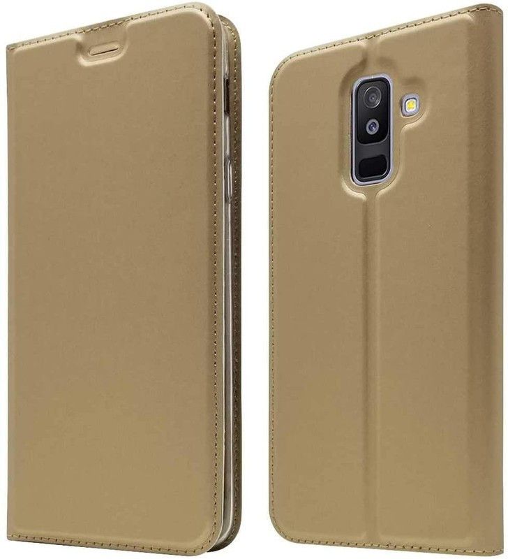 Elica Flip Cover for Samsung Galaxy Note8 Duos - Blue  (Gold, Shock Proof, Pack of: 1)