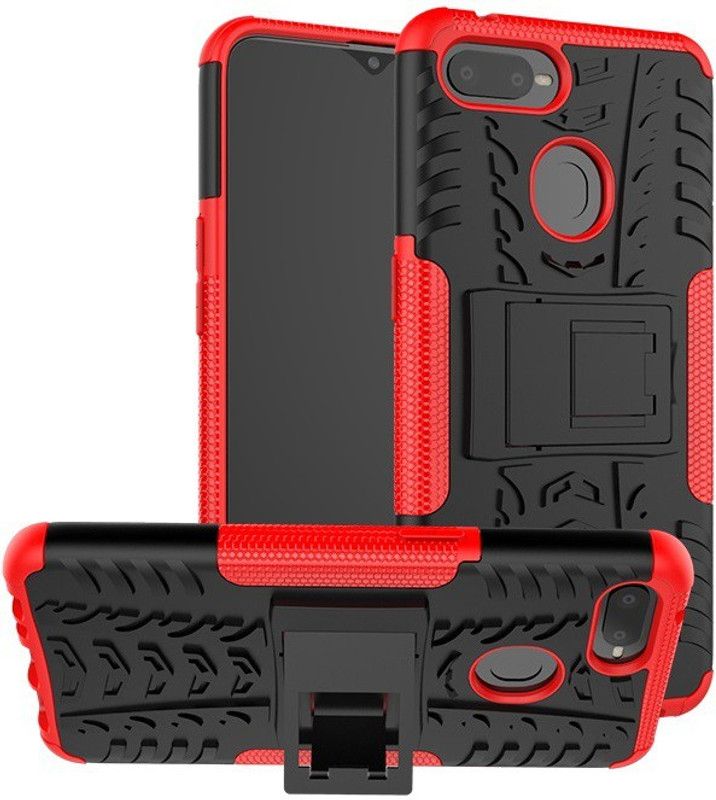 Elica Bumper Case for Realme 2 Pro  (Red, Rugged Armor, Pack of: 1)