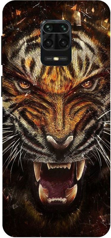 SSMORYA Back Cover for Mi Redmi Note 9 Pro (King Lion ) Printed Back Cover  (Multicolor, Shock Proof, Pack of: 1)