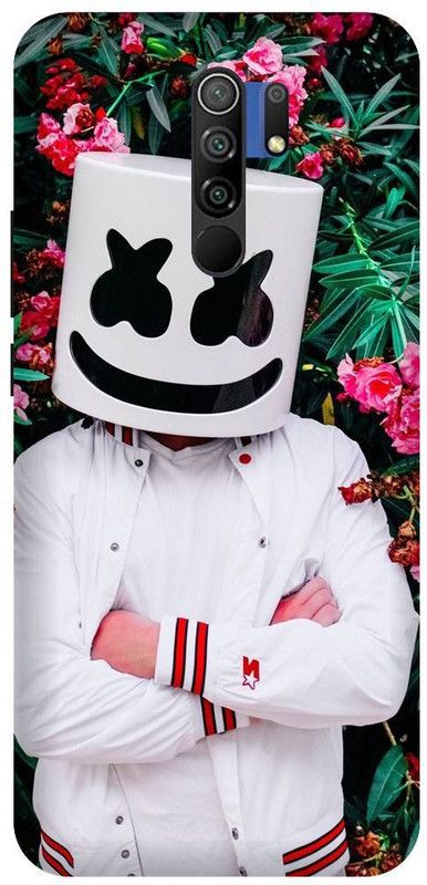 URCHIN Back Cover for Poco M2 Marshmello, EDM, DJ, Famious, marshmello, singer  (Multicolor, Shock Proof)