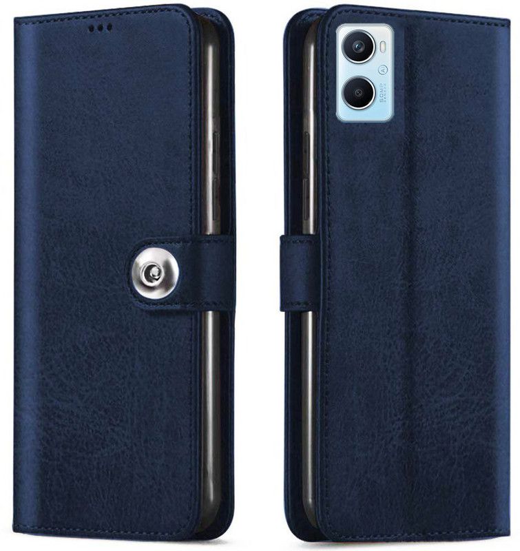 GLOVER Back Cover for OPPO A96  (Blue)