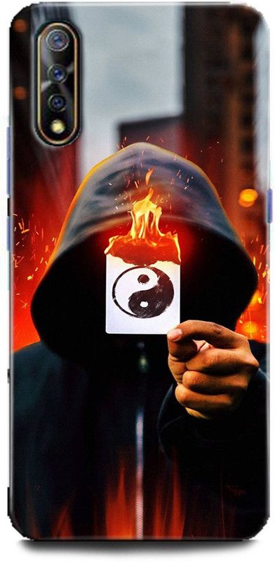 Afterglow Back Cover for Vivo Z1x ANDROID, CARD, FIRE, IOS, JOKER, JUNK, MASK,NEW, PLAYINGCARD  (Multicolor, Shock Proof, Pack of: 1)