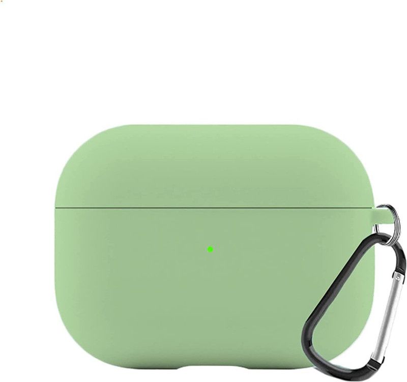 welshfireshop Silicone Press and Release Headphone Case  (Matcha Green)
