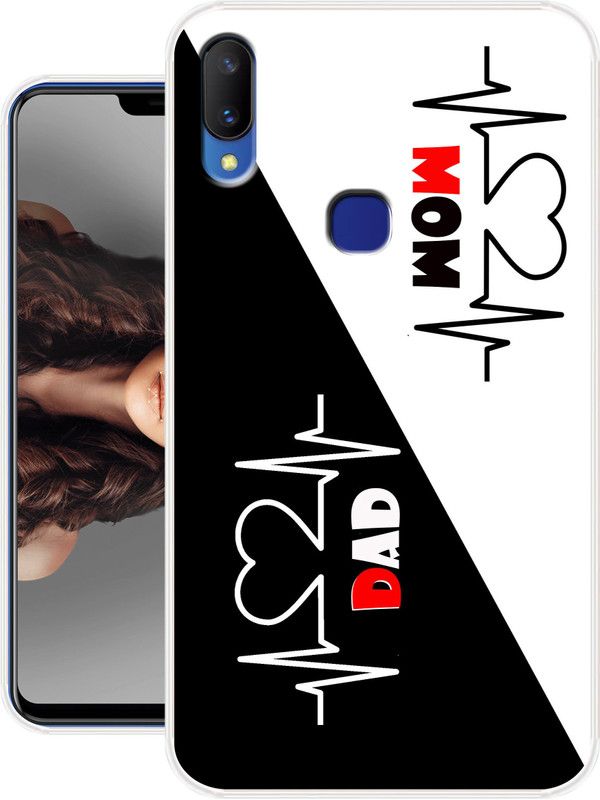 Discount Master Back Cover for Vivo Y93  (Multicolor, Dual Protection, Silicon, Pack of: 1)