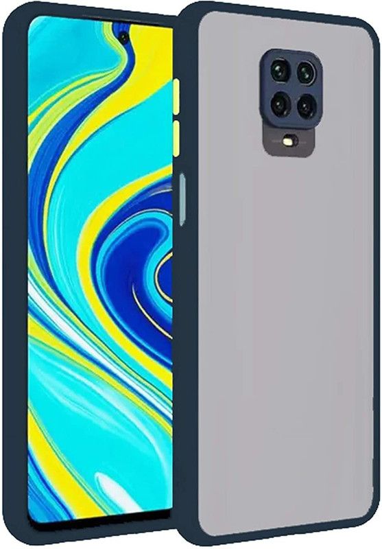 Celzo Back Cover for Redmi NOTE 9 PRO  (Blue, Silicon, Pack of: 1)