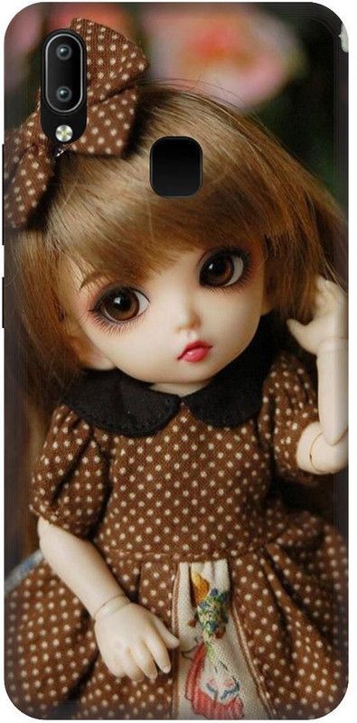 3D U PRINT Back Cover for VIVO Y91,VIVO 1811 Baby doll,lovers,love,heart  (Multicolor, Waterproof, Pack of: 1)