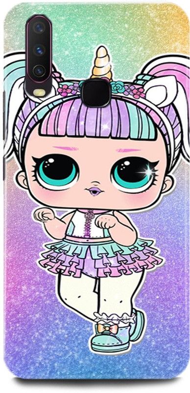 DIKRO Back Cover for VIVO U10, 1916, UNICORN, LOL, DOLL, TEDDY  (Multicolor, Hard Case, Pack of: 1)