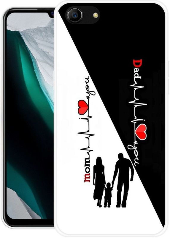 Krtagy Back Cover for Oppo A83  (Black, White, Dual Protection, Silicon, Pack of: 1)