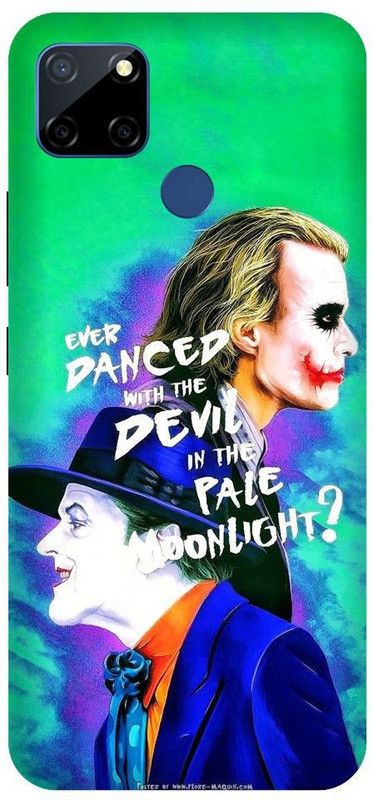 URCHIN Back Cover for Realme C12 Joker, Batman, Heath ledger joker, Batman Joker, Dark Knight, Why So Serious  (Multicolor, Shock Proof, Pack of: 1)