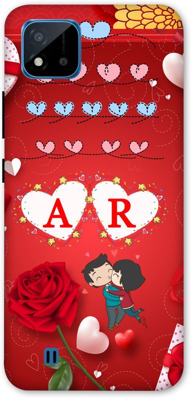 CASiPiE Back Cover for Realme C11 2021  (Red, 3D Case, Pack of: 1)