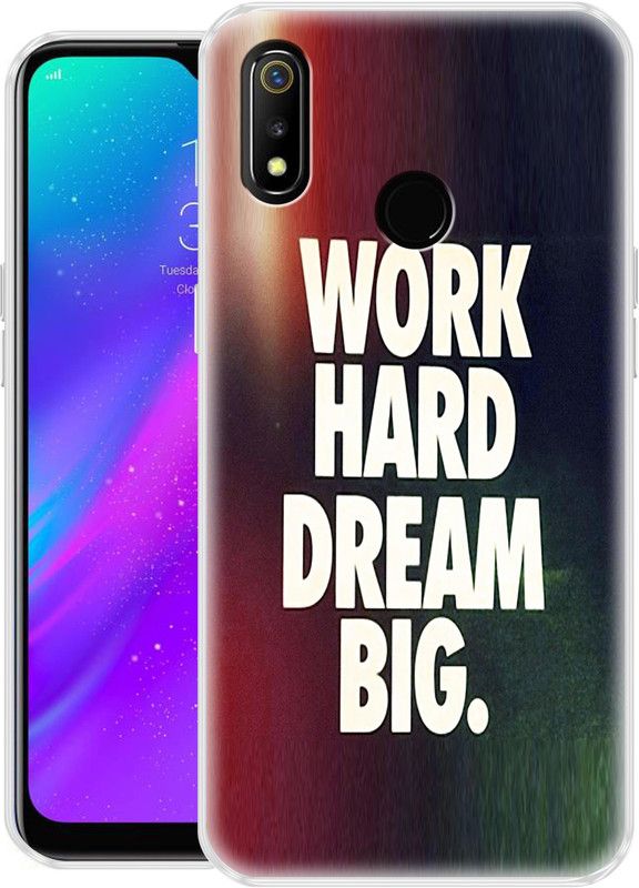 Nainz Back Cover for Realme 3, Realme 3i  (Multicolor, Grip Case, Silicon, Pack of: 1)