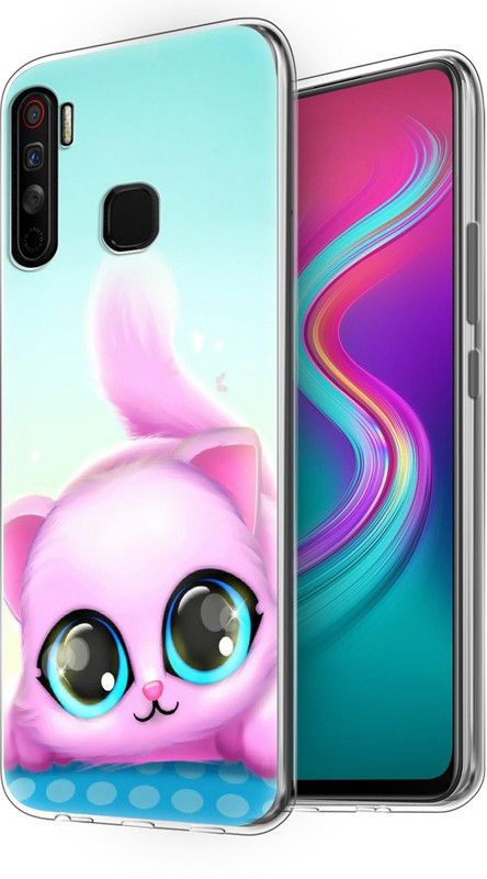 Fashionury Back Cover for Infinix S5, Infinix S5 Lite  (Multicolor, Grip Case, Silicon, Pack of: 1)