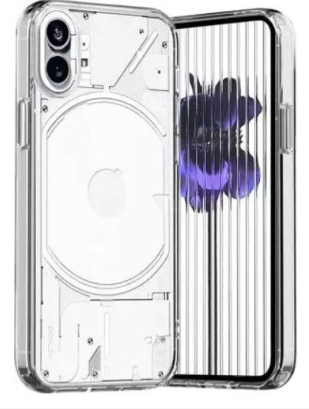 SRAVZ CASE Back Replacement Cover for Nothing Phone (1)  (Transparent, Flexible, Silicon, Pack of: 1)