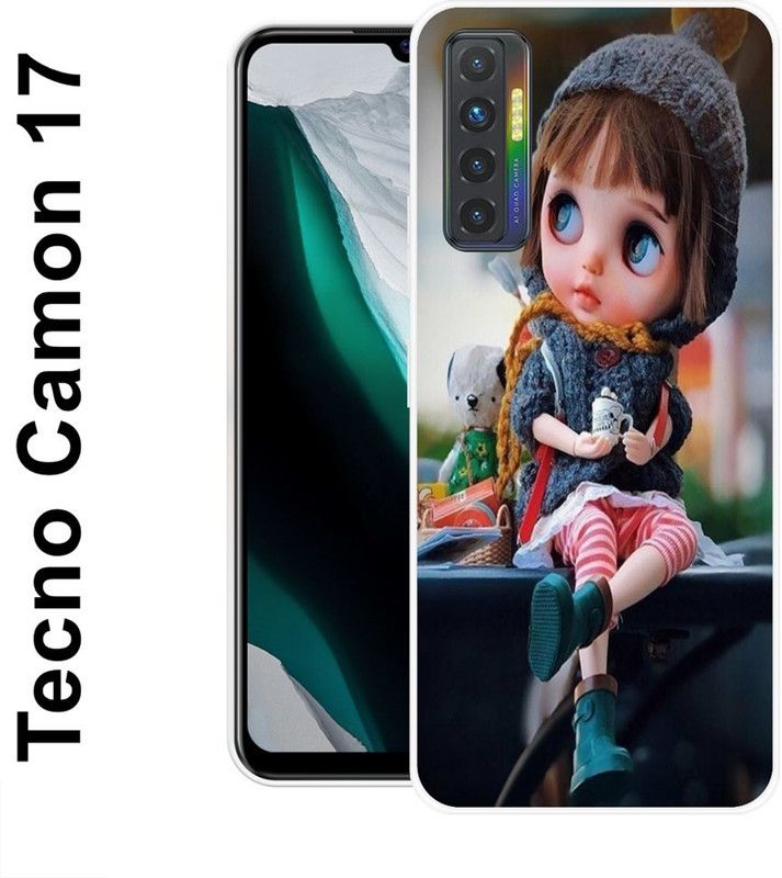 INDIALAND Back Cover for Tecno Camon 17, Tecno Camon 17P  (Multicolor, Silicon)