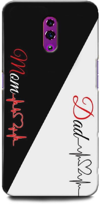 INTELLIZE Back Cover for Oppo Reno/CPH1919 Mom Dad Love,Printed  (Multicolor, Shock Proof, Pack of: 1)