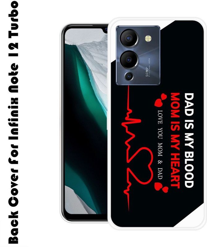 INDIALAND Back Cover for Infinix Note 12 Turbo  (Multicolor, Grip Case, Silicon, Pack of: 1)