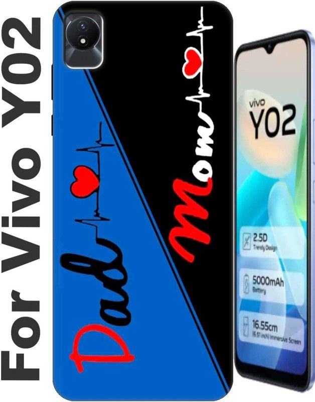 RDcon Back Cover for Vivo Y02 2681  (White, Dual Protection, Silicon, Pack of: 1)