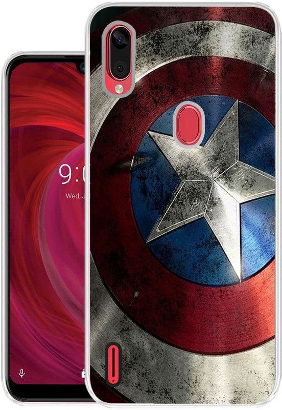 Case Club Back Cover for Lava Z71  (Silver, Grip Case, Silicon, Pack of: 1)
