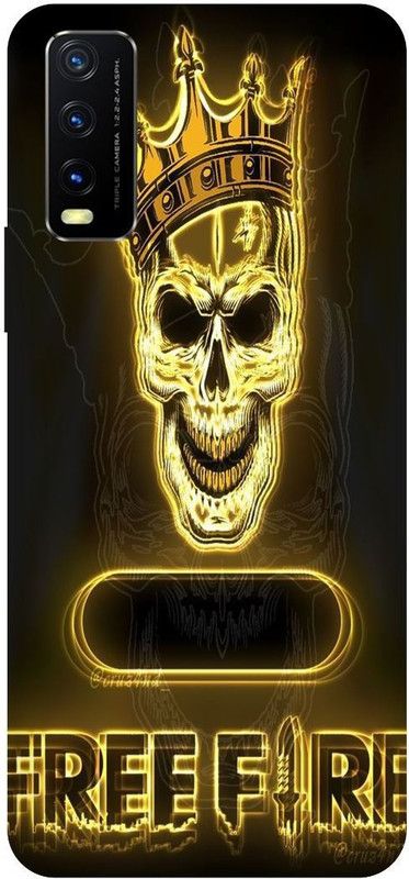 Bluvver Back Cover for Vivo Y20/V2029 Printed Free Fire Game Back Cover  (Multicolor, Hard Case, Pack of: 1)