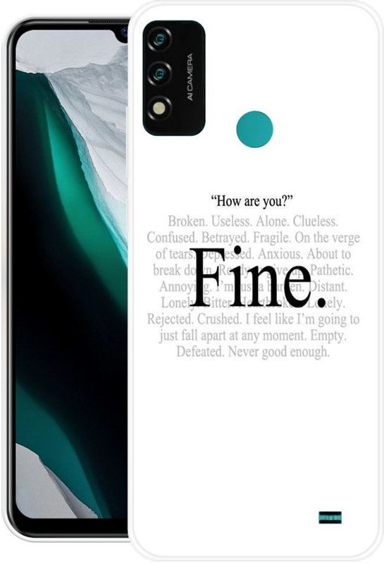 KUDI Back Cover for Micromax In 2B  (White, Black, Grip Case, Silicon)