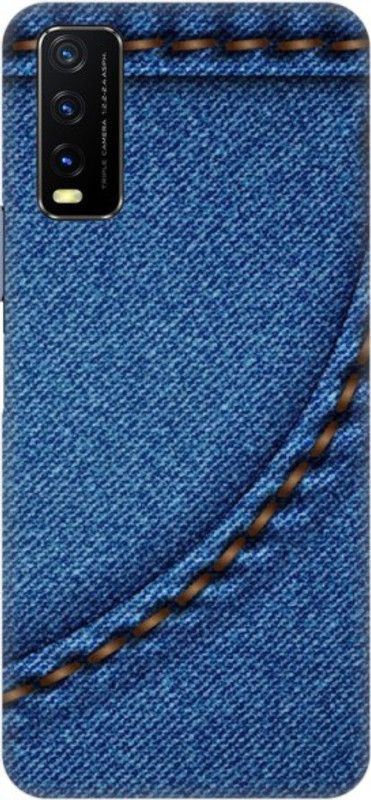 COBIERTAS Back Cover for Vivo Y20  (Blue, Hard Case)