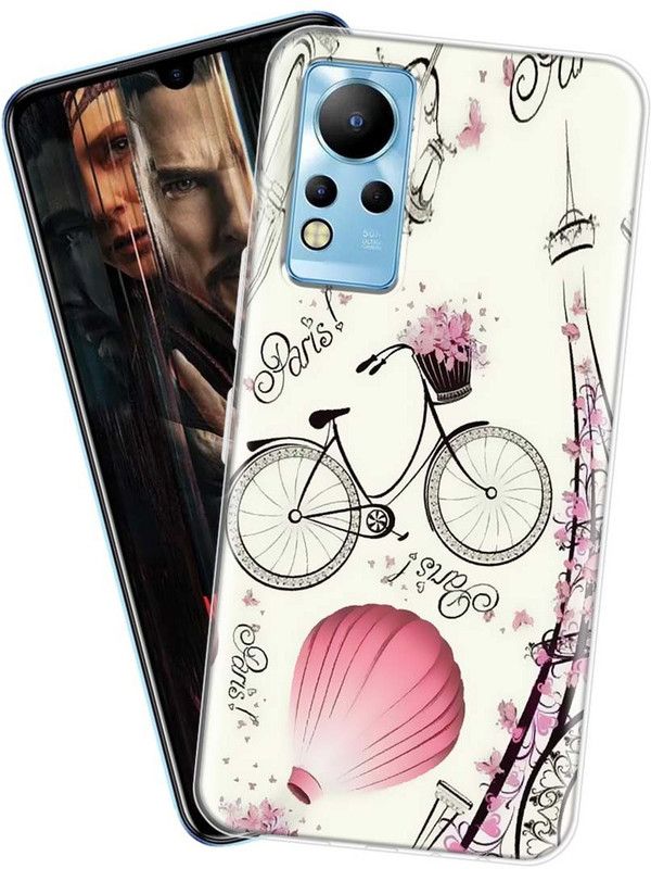 Fashionury Back Cover for Infinix Note 12  (Multicolor, Grip Case, Silicon, Pack of: 1)