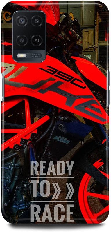 FRONK Back Cover for OPPO A54, CPH2239, KTM, DUKE, BIKE, LOVER  (Red, Hard Case, Pack of: 1)