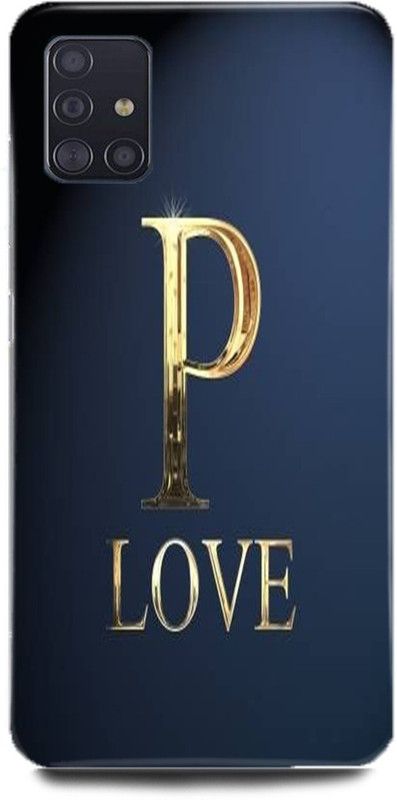 MP ARIES MOBILE COVER Back Cover for SAMSUNG Galaxy A51, P letter P alphabet P love P name  (Multicolor, Hard Case)