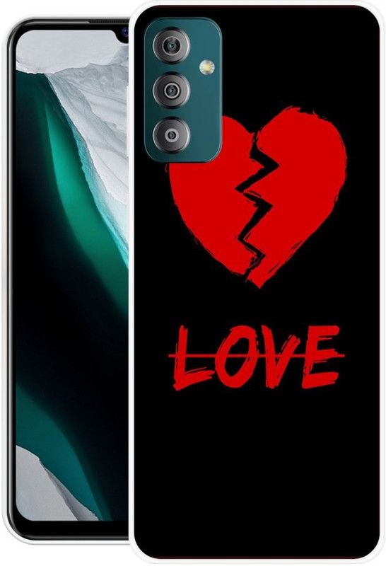 INDIALAND Back Cover for Samsung Galaxy F23, Samsung F23  (Red, Black, Grip Case, Silicon)