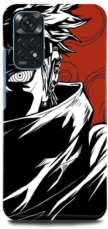 play fast Back Cover for Redmi Note 11S NARUTO, SHIPUDDEN, SUSUSKE, UCHIHA, ANIME, BOY, NEON  (Black, Hard Case, Pack of: 1)