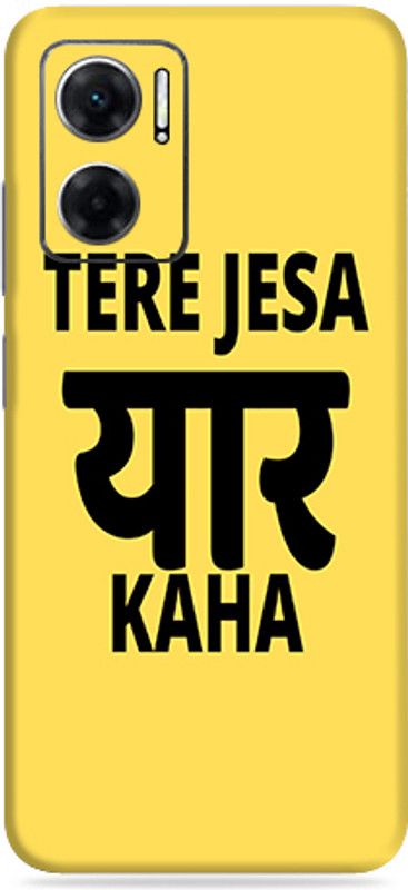 SkinoMania Redmi 11 Prime(5G) Mobile Skin  (Multicolor Tere Jaisa Yaar Kaha)