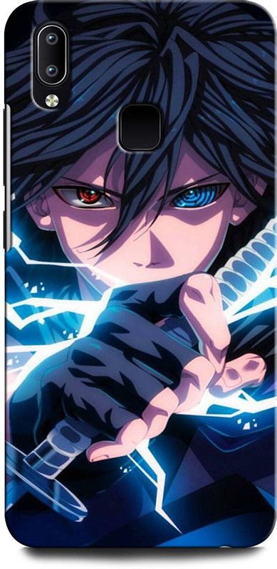 GRAFIQE Back Cover for VIVO V9 Youth SUSUKE UCHIHA, ANIME, BOY, NARUTO, NEON  (Multicolor, Shock Proof, Pack of: 1)