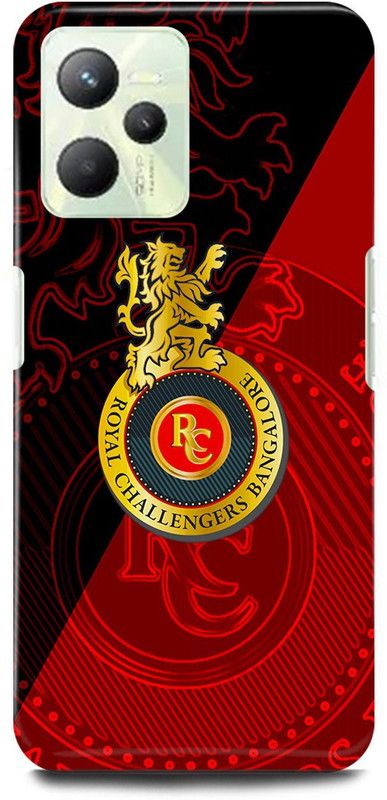 play fast Back Cover for Realme C35, RMX3511 RCB, ROYAL, CHALLENGERS, BANGALORE  (Red, Hard Case, Pack of: 1)