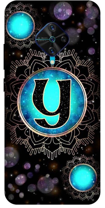 SSMORYA Back Cover for Vivo S1 Pro Y Letter Printed Back Cover  (Multicolor, Waterproof, Pack of: 1)