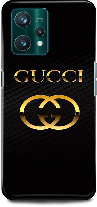 play fast Back Cover for realme 9i, RMX3491 GUCCI, GOLD, LOGO, SIGN, DESIGN, ART  (Black, Hard Case, Pack of: 1)