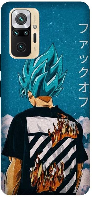 GRAFIQE Back Cover for REDMI Note 10 Pro Max M2101K6I GOKU, DRAGONBALLZ, ANIME, SUPERSAIYAN  (Multicolor, Shock Proof, Pack of: 1)
