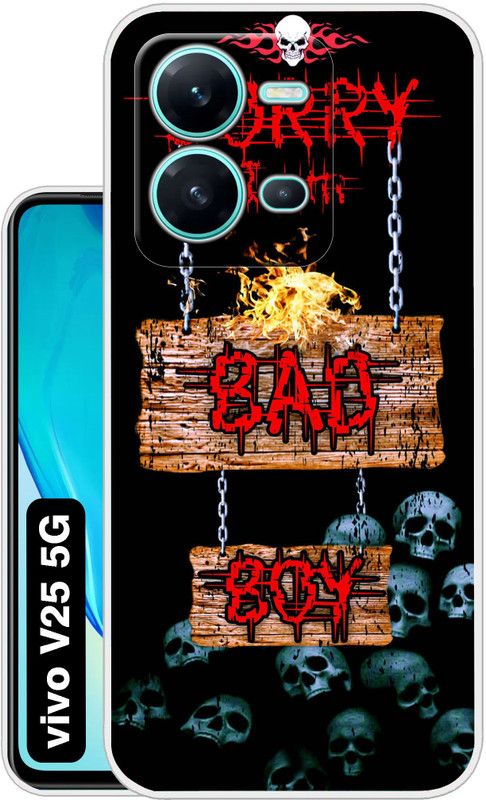 Case Club Back Cover for vivo V25 5G  (Multicolor, Silicon, Pack of: 1)