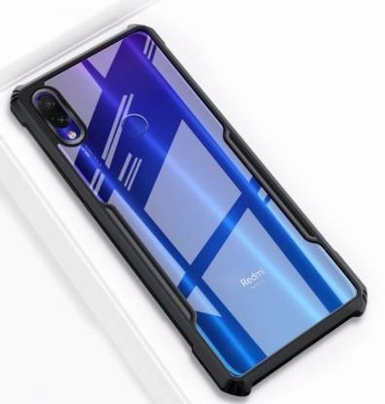 Asprint Bumper Case for Mi Redmi Note 7  (Transparent, Camera Bump Protector, Pack of: 1)