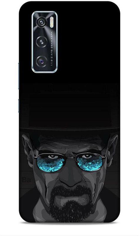 Printastic Back Cover for Vivo V20SE  (Black, Grey)