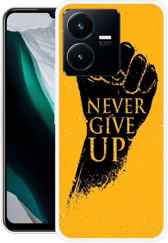 SHIVKUDI Back Cover for Vivo Y22  (Multicolor, Grip Case, Silicon)
