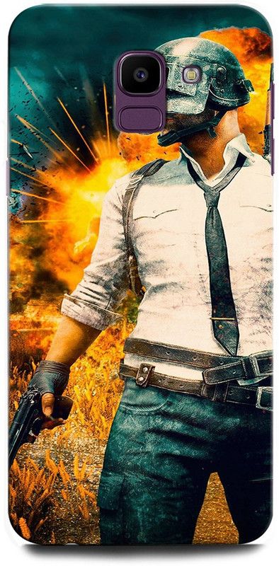 ORBIQE Back Cover for SAMSUNG Galaxy J6 SM-J600GZKHINS PUBG, GAME, PLAYERUNKNOWNBATTLEGROUNDS  (Multicolor, Hard Case, Pack of: 1)