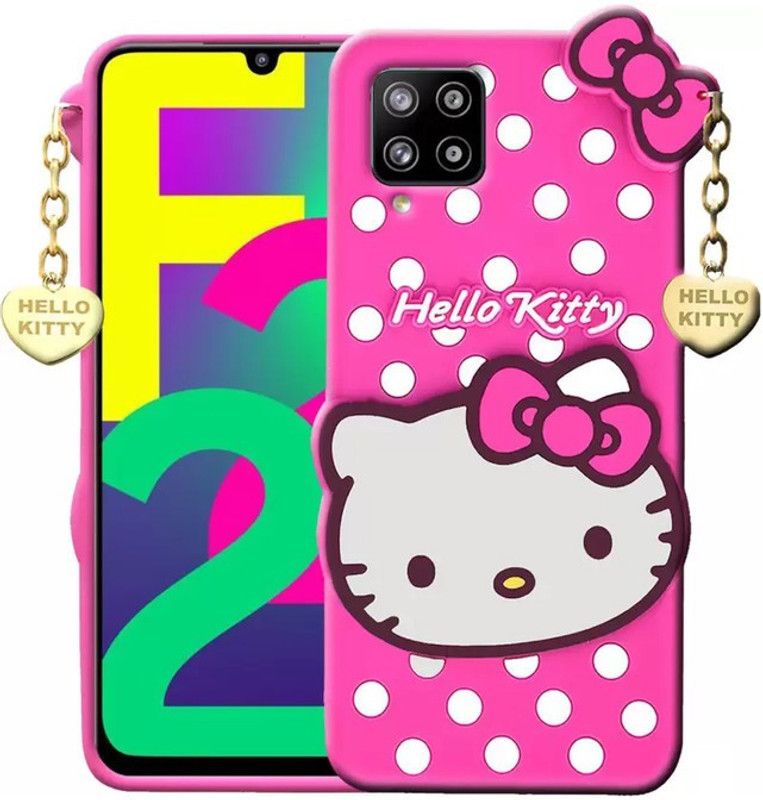 Imperium Back Cover for Samsung Galaxy F22  (Pink, 3D Case, Pack of: 1)