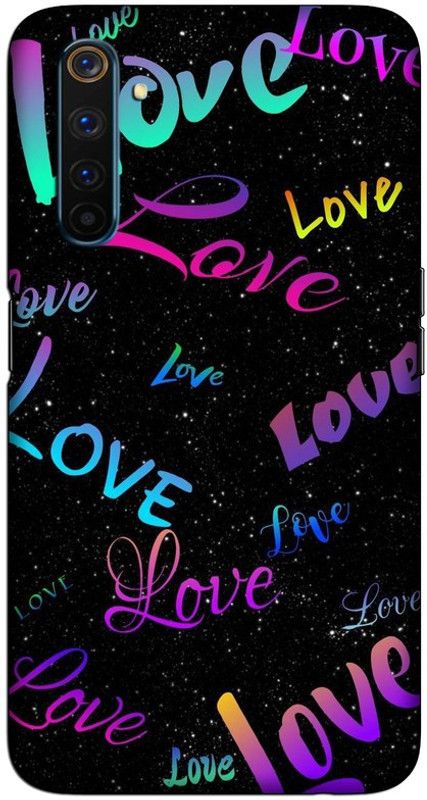 CROKIAN Back Cover for Realme 6 Pro Love Back Cover  (Multicolor, Hard Case, Pack of: 1)