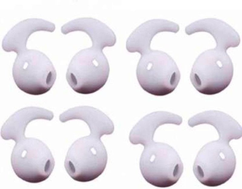 THE DARK NIGHT Somapa 8 pcs ( 4 Pair Black ) Earbuds Silicone Replacem... In The Ear Headphone Cushion  (Pack of 1, Multicolor)
