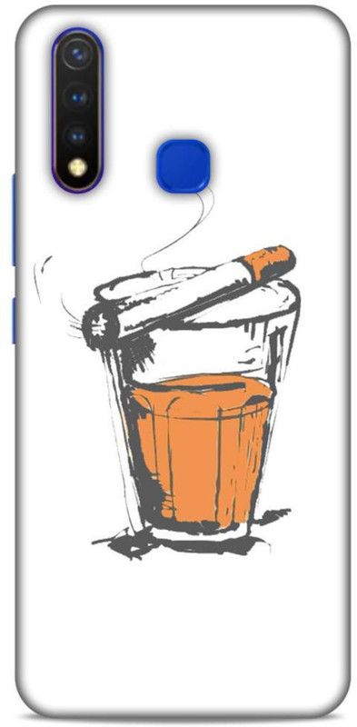 Printastic Back Cover for Vivo Y19, Vivo U20  (White, Brown, Waterproof)