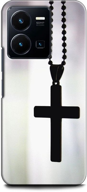 WallCraft Back Cover for Vivo Y35, V2205 JESUS, CRIST, JESUS SAVES CROSS, GOD, LORD  (Multicolor, Dual Protection, Pack of: 1)