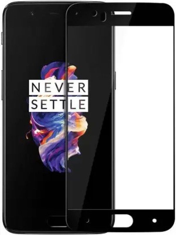 ALOMPIK Edge To Edge Tempered Glass for OnePlus 5 {flexible Screen Guard}  (Pack of 1)