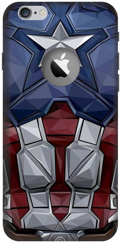 BYXIS Back Cover for iphone 7 cut Captain America, Superhero, Avengers, End Game, Marval, Comic  (Multicolor, Shock Proof, Pack of: 1)